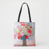 Monet Peonies Tote Bag (Voorkant)