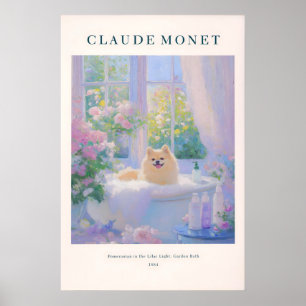 Monet Pomeranian Print Bloemendruk Frans Cottageco