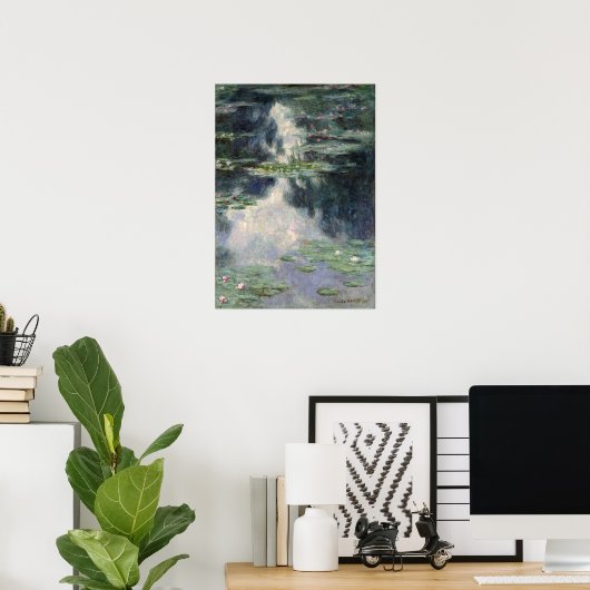 Monet - Pond met waterlelies Poster (Thuiskantoor)