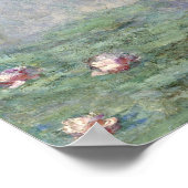 Monet - Pond met waterlelies Poster (Hoek)