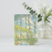 Monet Poplars  landschap Briefkaart (Staand voorkant)