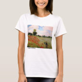 Monet Poppies T-shirt (Voorkant)