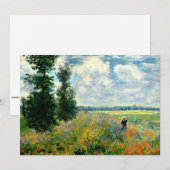Monet - Poppy Field, Argenteuil (Voorkant / Achterkant)