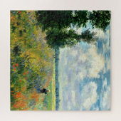 Monet - Poppy Field, Argenteuil, beeldende kunst Legpuzzel (Horizontaal)
