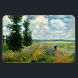 Monet - Poppy Field, Argenteuil, Impressionisme ar Magneet<br><div class="desc">Poppy Field,  Argenteuil,  kunstschilderij van de Franse kunstenaar Claude Monet</div>