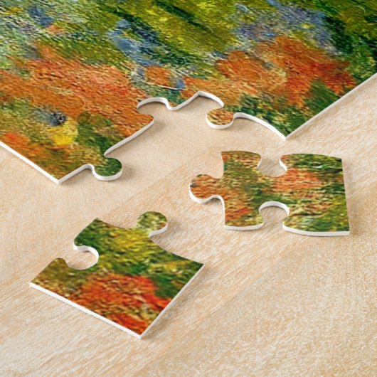 Monet - Poppy Field, Argenteuil Legpuzzel (Zijkant)