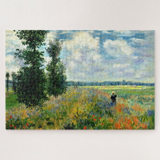 Monet - Poppy Field, Argenteuil Legpuzzel (Horizontaal)