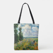Monet - Poppy Field, Argenteuil, Tote Bag (Achterkant)