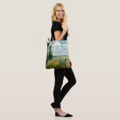 Monet - Poppy Field, Argenteuil, Tote Bag (Op model)