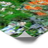 Monet - Poppy Field in een Hollow bij Giverny Poster (Hoek)