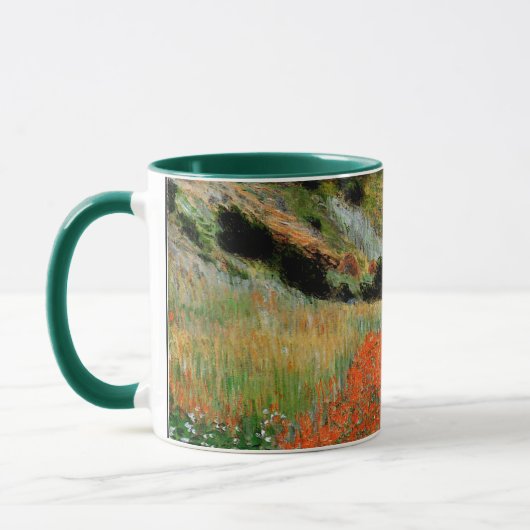 Monet - Poppy Fields in a Hollow near Giverny Mok (Links)