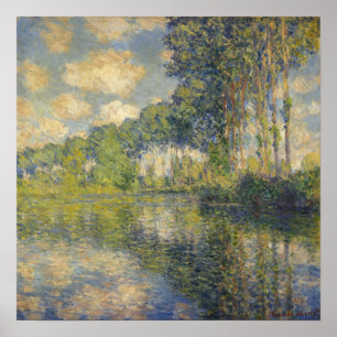 Monet - Populieren aan de Epte Poster