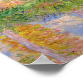 Monet - populieren in de zon poster (Hoek)