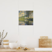monet - populieren op de epte poster (Keuken)