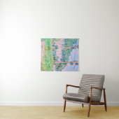 Monet - Populieren, roze effect Wandkleed (In Situ (horizontaal))