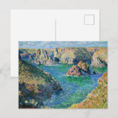 Monet - Port Donnant, Belle Ile Briefkaart (Voorkant / Achterkant)