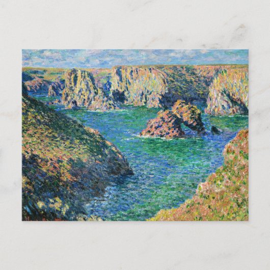 Monet - Port Donnant, Belle Ile Briefkaart (Voorkant)