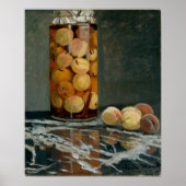 Monet - Pot Perziken Poster (Voorkant)