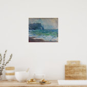 Monet - Rainfall Etretat Poster (Keuken)