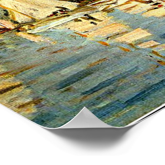 Monet - Regatta in Argenteuil, Impressionisme Poster (Hoek)