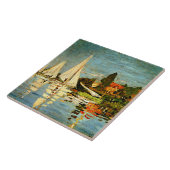 Monet - Regatta in Argenteuil, Tegeltje (Zijkant)