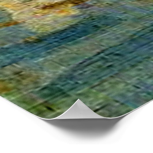 Monet, Regattas in Argenteuil Poster (Hoek)