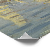 Monet - Regattas in Argenteuil Poster (Hoek)