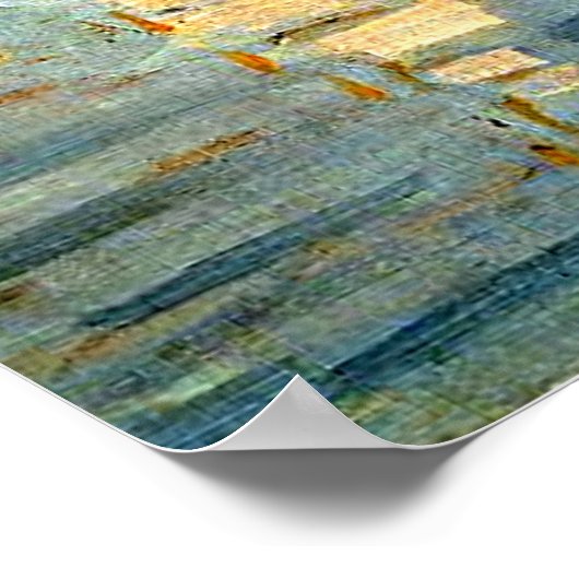 Monet, Regattas in Argenteuil Poster (Hoek)