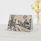 Monet - Road tot Louveciennes, Impressionisme Kaart (Gele Bloem)