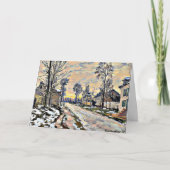 Monet - Road tot Louveciennes, Impressionisme Kaart (Voorkant)