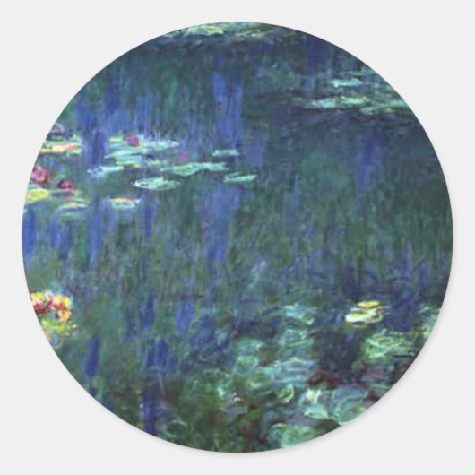 Monet Ronde Sticker (Voorkant)