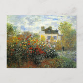Monet Roos Garden Briefkaart (Voorkant)