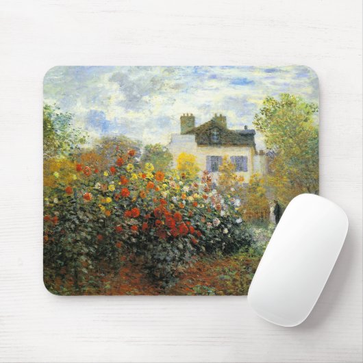 Monet Roos Garden Muismat (Met muis)