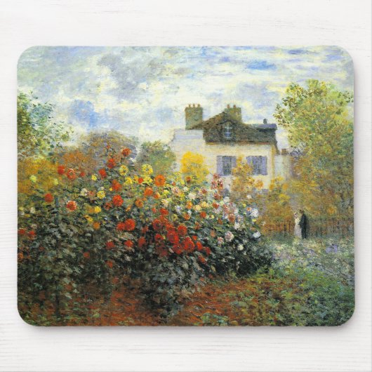 Monet Roos Garden Muismat (Voorkant)