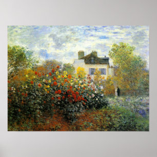Monet Roos Garden Poster