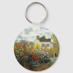 Monet Roos Garden Sleutelhanger
