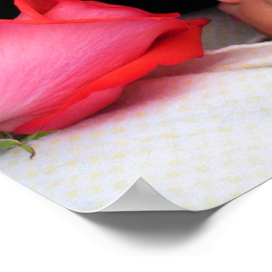 Monet Roos Poster (Hoek)