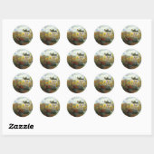 Monet Roos Tuin Stickers (Vel)