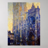 Monet - Rouen Cathedraal, Morning Effect Poster (Voorkant)