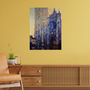 Monet - Rouen Cathedraal, Morning Effect Poster