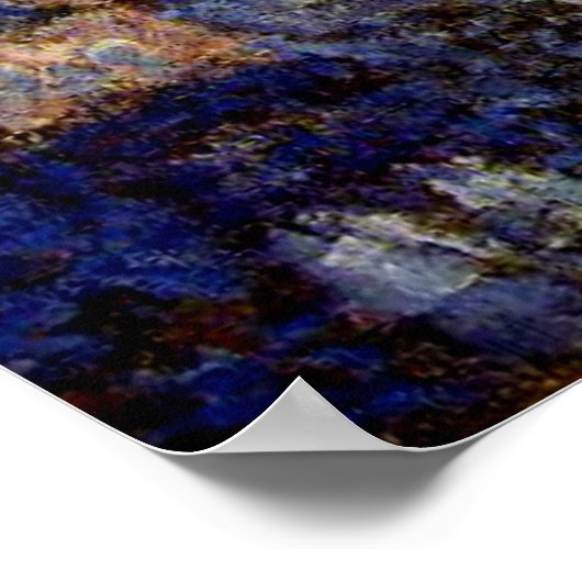 Monet - Rouen Cathedraal, Morning Effect Poster (Hoek)