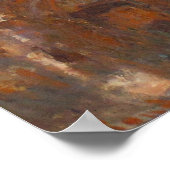 Monet, Rouen Cathedral, het West Portal Poster (Hoek)