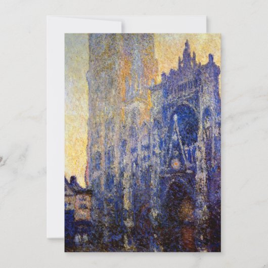 Monet - Rouen Cathedral, Morning Effect Kaart (Voorkant)