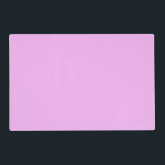 Monet, roze, Paarse, vaste kleuren Gelamineerde Placemat<br><div class="desc">Water Lilies,  een beroemd schilderij van Claude Monet uit 1919,  met kleurgecoördineerde vaste kleuren roze-paars en monetblauw,  klaar om te mengen en te matchen.</div>