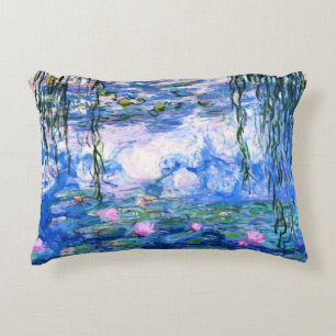 Monet Roze watergelilies Accent Kussen