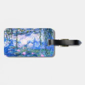 Monet Roze watergelilies Bagagelabel (Achterkant horizontaal)