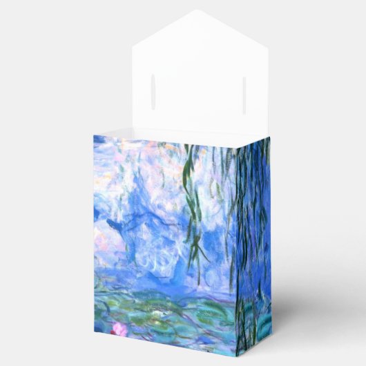 Monet Roze watergelilies Bedankdoosjes (Geopend)