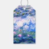 Monet Roze watergelilies Cadeaulabel (Achterkant)