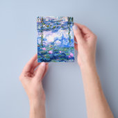 Monet Roze watergelilies Flyer (Hand)