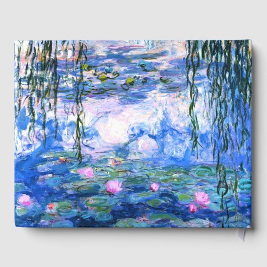 Monet Roze watergelilies Gastenboek (Achterkant)